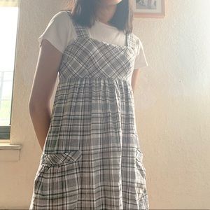 plaid dress
